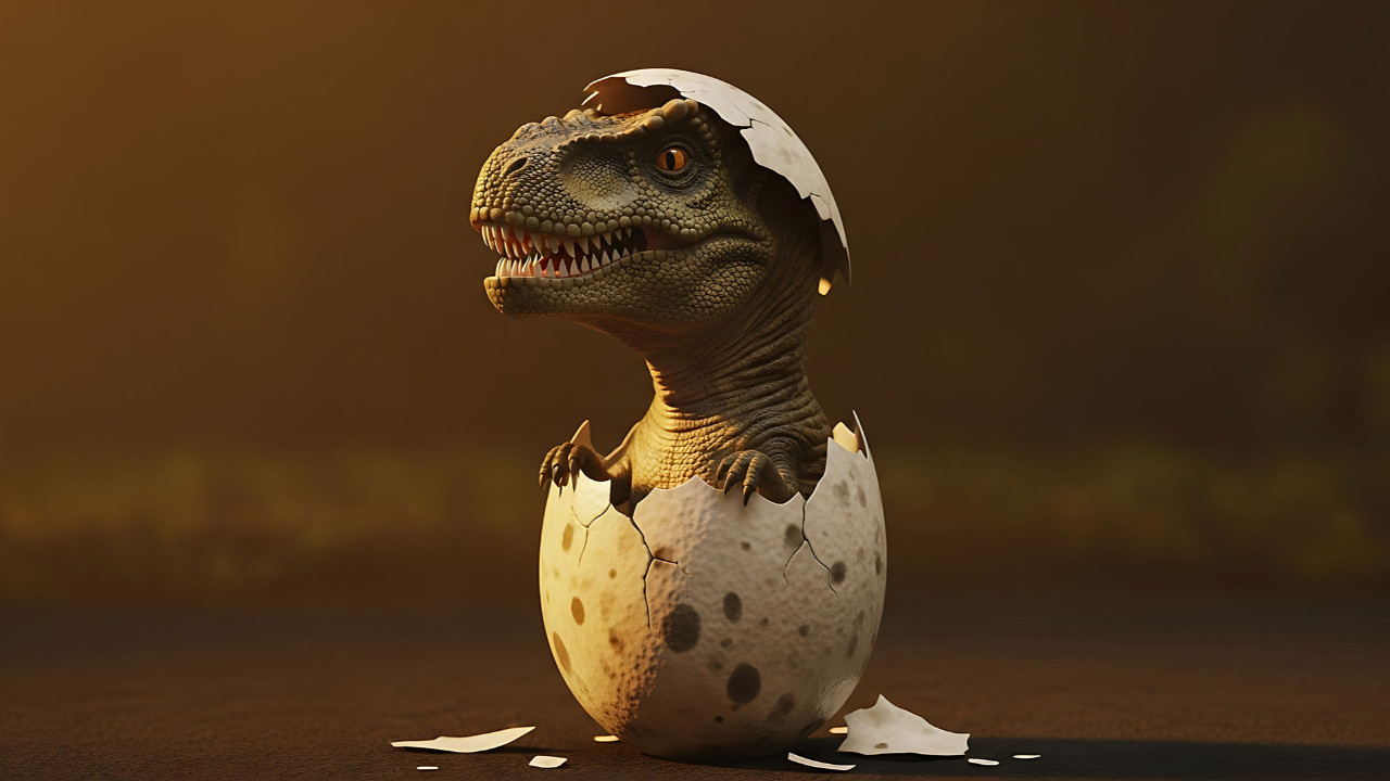 T-rex yavrularıyla ilgili şaşırtan keşif: Kedi kadar doğup kemik kırıyorlardı